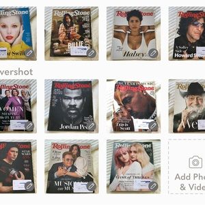 ROLLING STONE Billy Eilish Halsey howard stern Travis scott taylor swift MORE